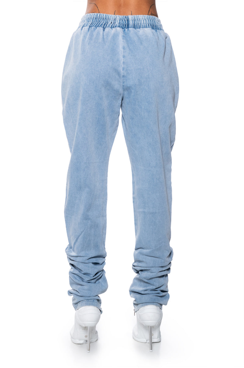 COVER ME IN DENIM JOGGER