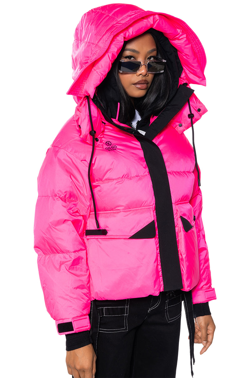 FREESTYLE PUFFER COAT WITH INNER HOODIE