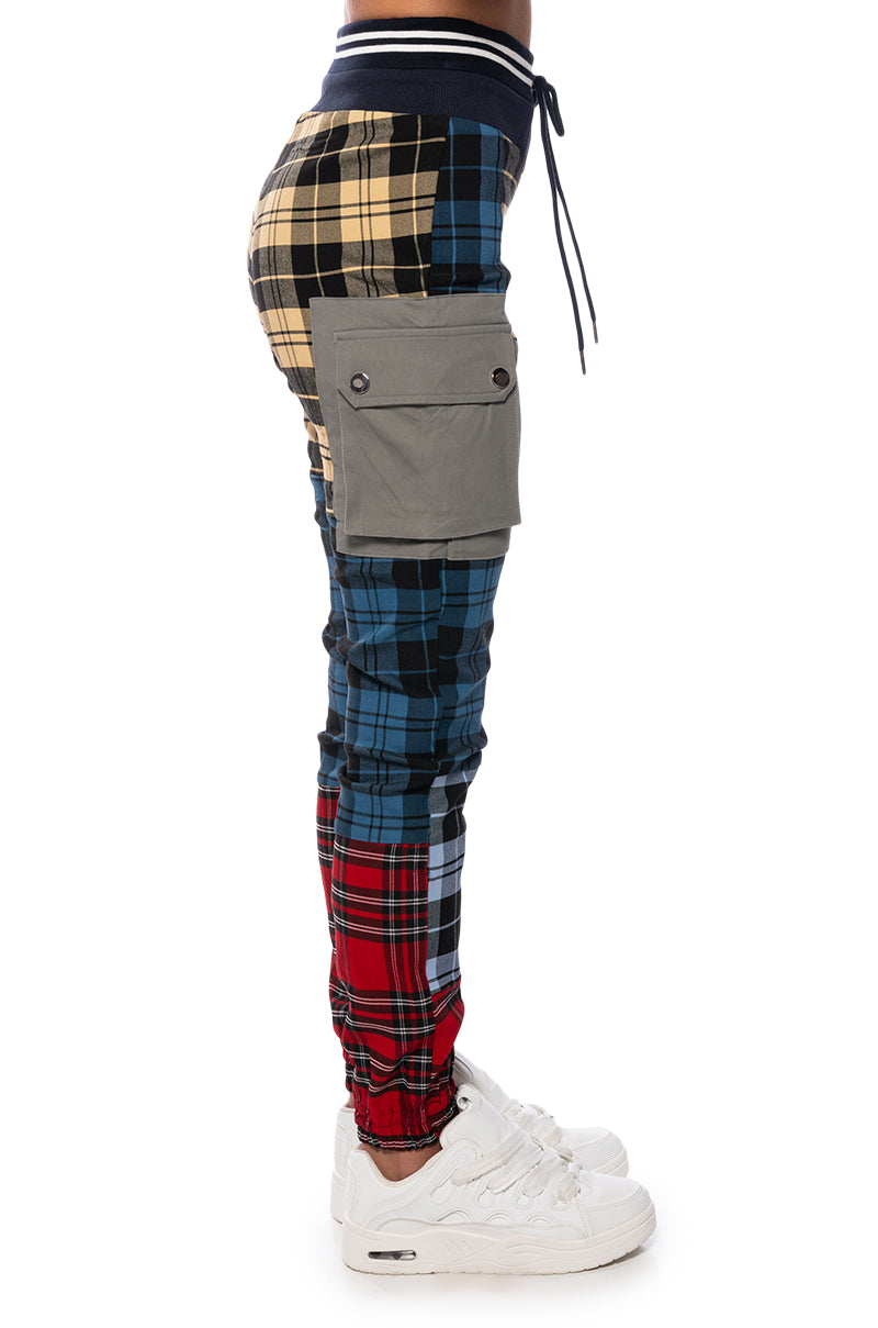 MIND YOUR BUSINESS MULTICOLOR PLAID PANT