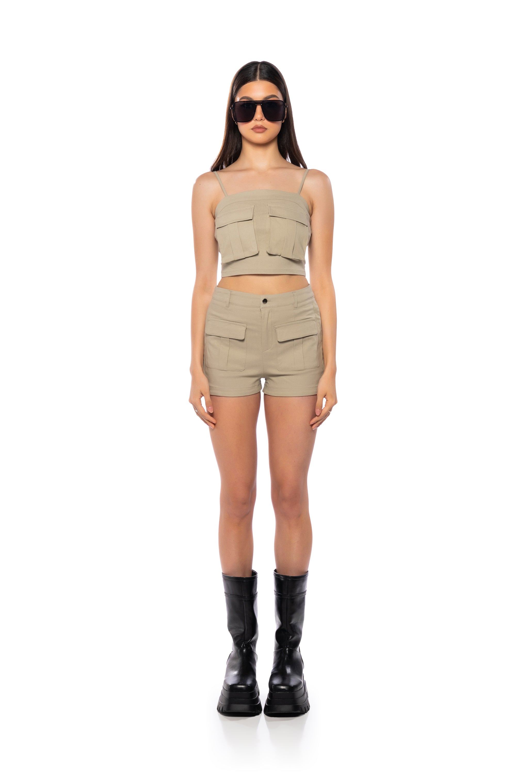 PENNIE CARGO CROP TOP