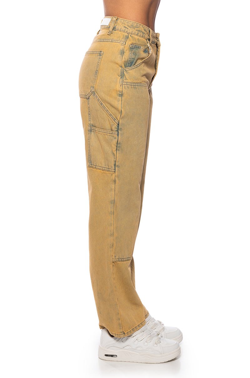 GOETHE MIXED WASH HIGH RISE DENIM