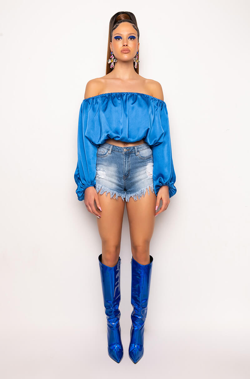 MAKE IT LAST FOREVER DENIM SHORTS