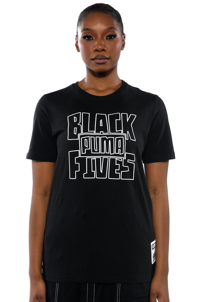 PUMA BLACK FIVES BARNSTORMING TEE