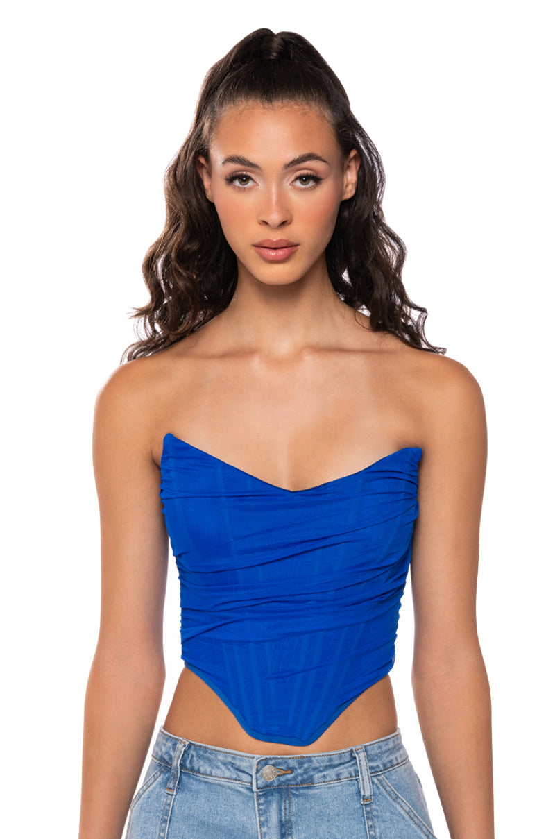 ABOVE AVERAGE STRUCTURED MESH CORSET