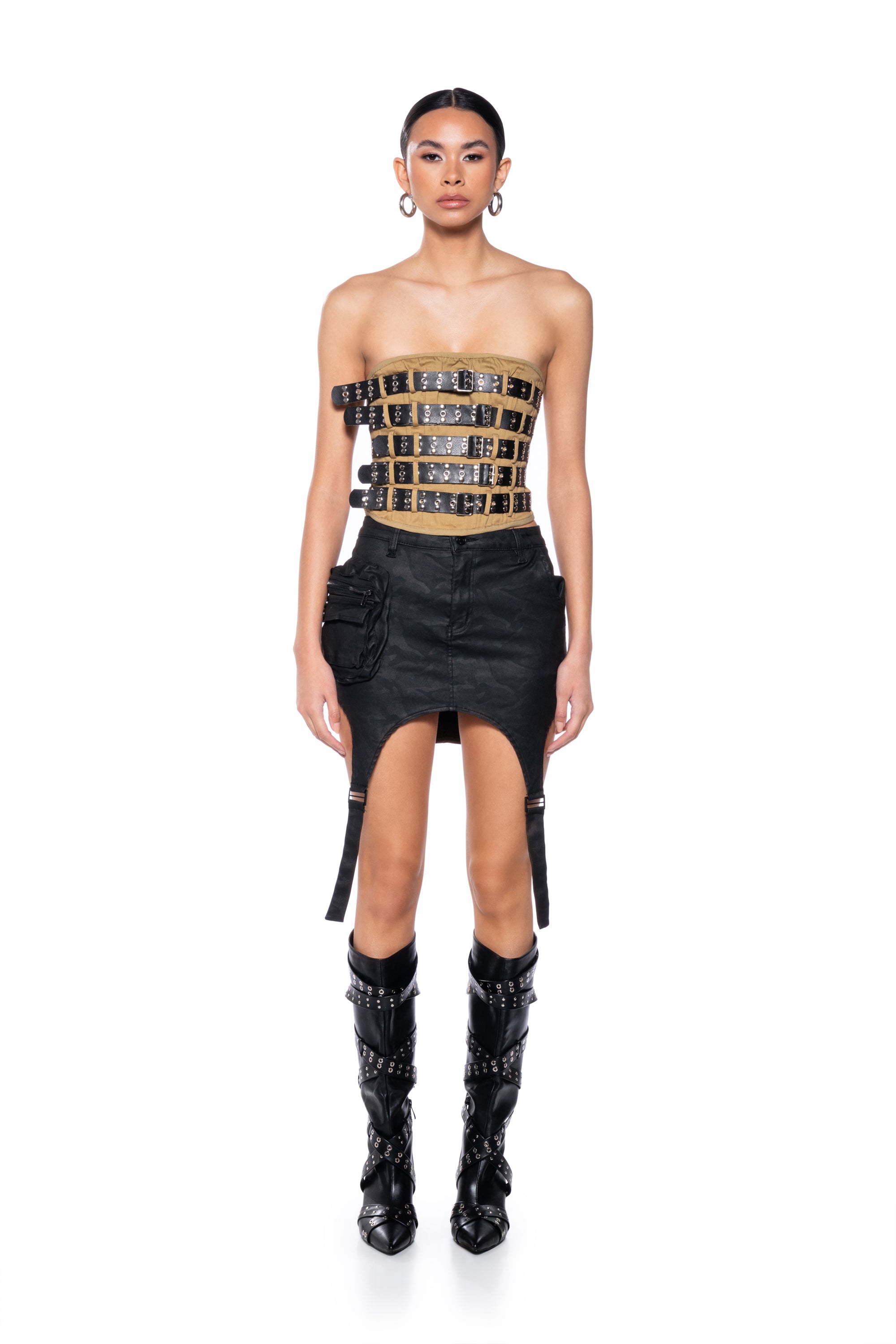 UNWAVERING FAITH BUCKLE TUBE TOP