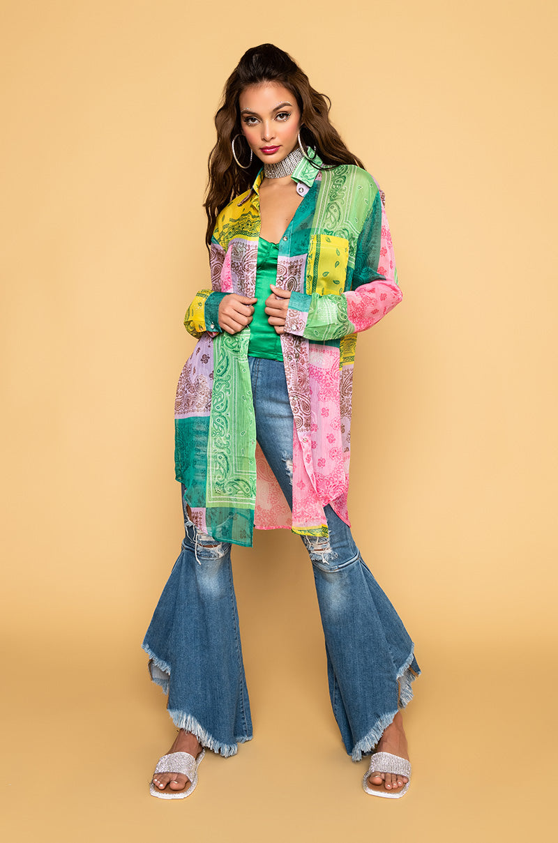 BANDANA POPSICLE LONG SHIRT