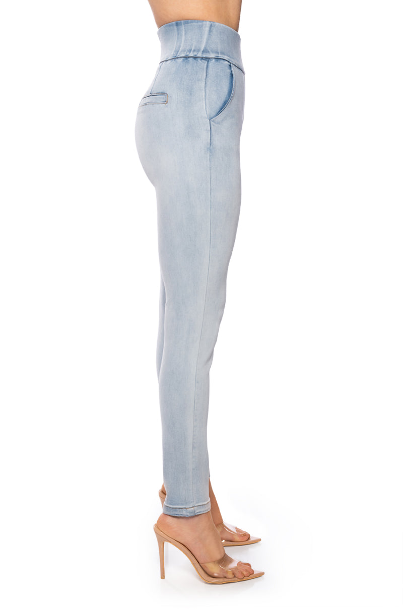 BIG BOOTY FLEX FIT HIGH WAIST DENIM PANT