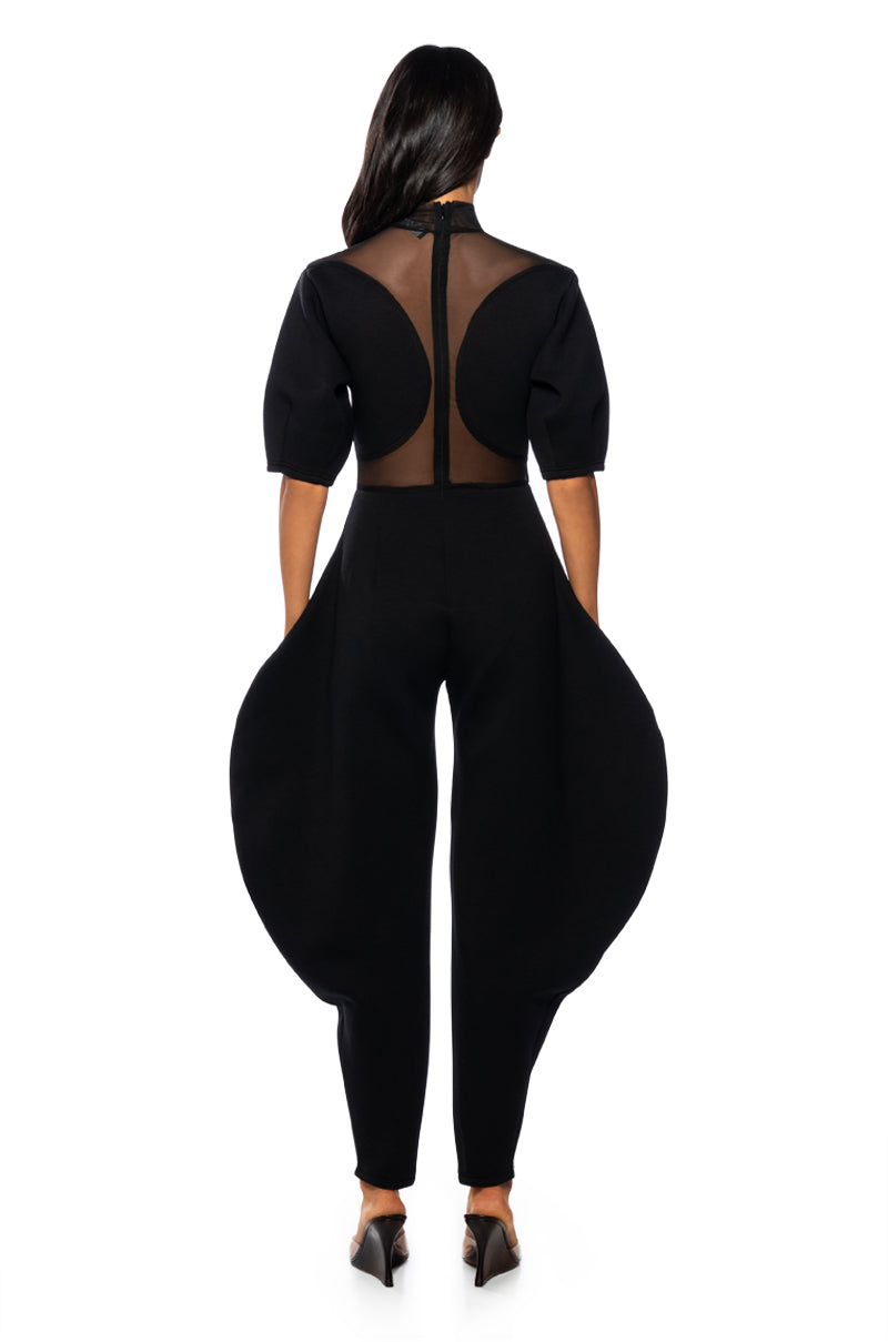 GENIE IN A BOTTLE MESH JUMPSUIT