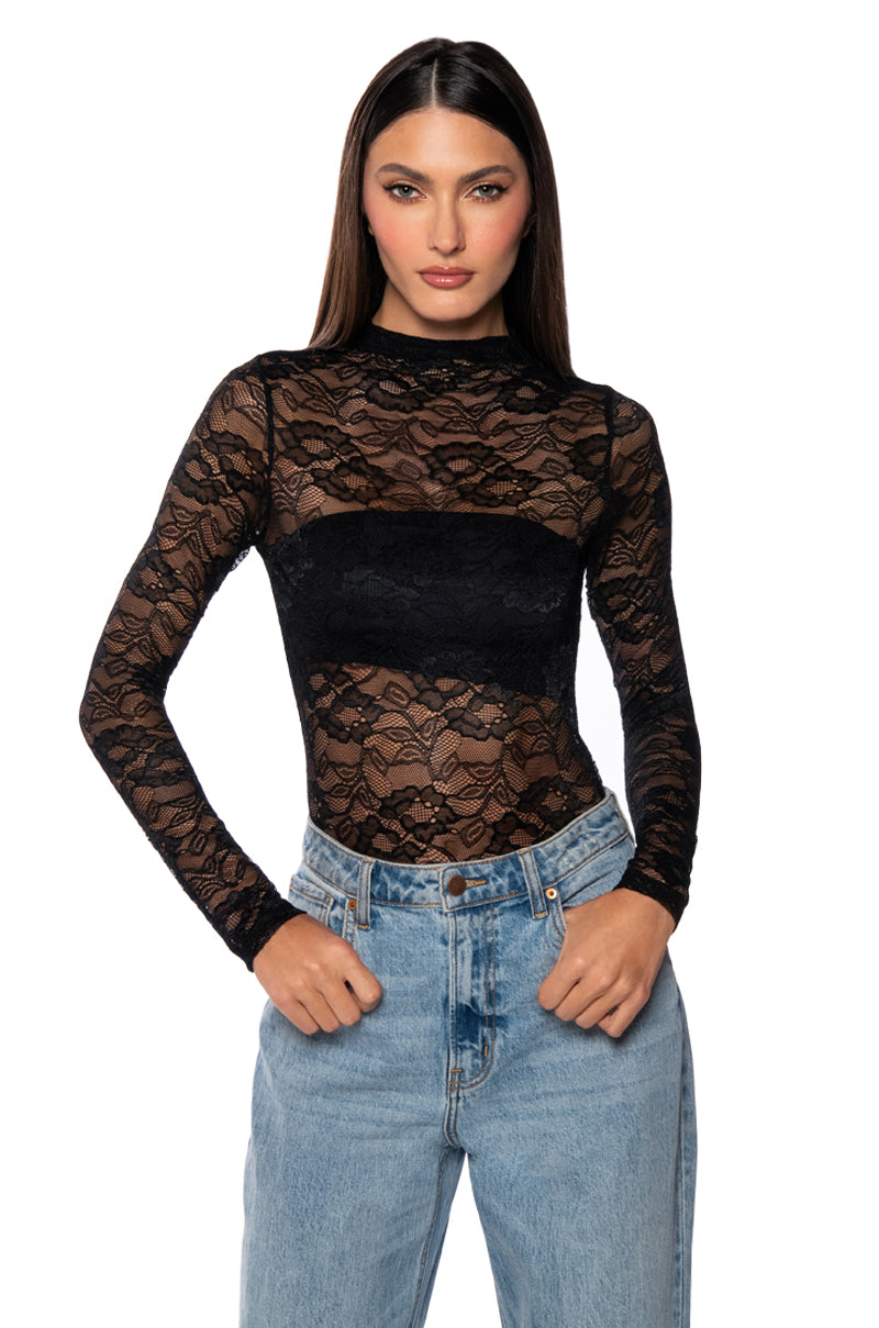 BAILEY LYNN LACE BODYSUIT