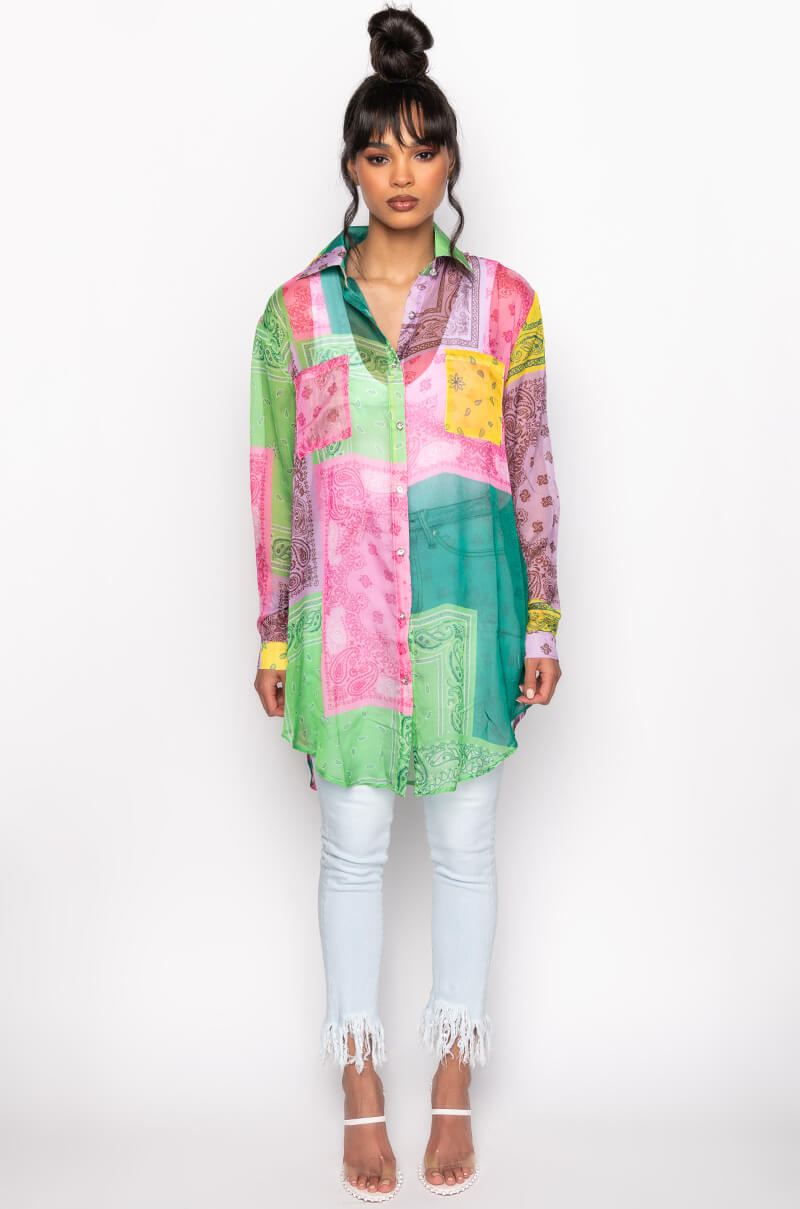 BANDANA POPSICLE LONG SHIRT