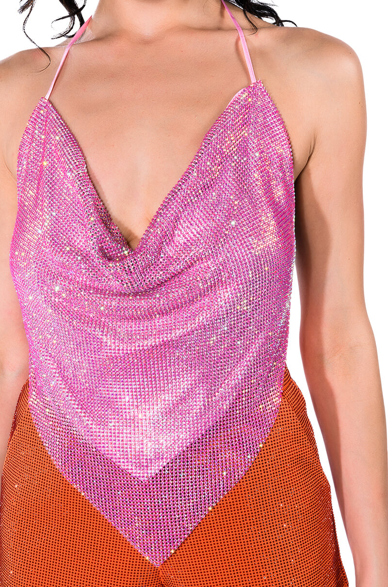 MIAMI ON THE LINE CHAINMAIL TOP