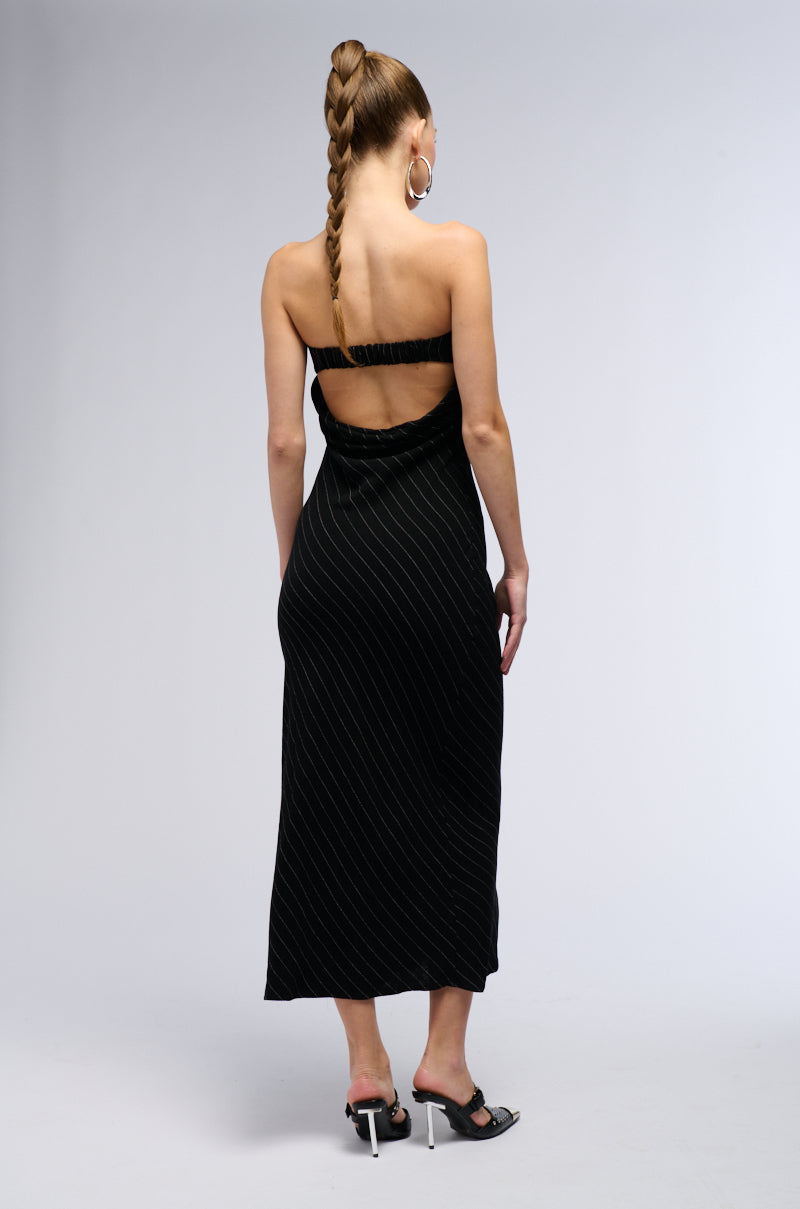 BEEN FINE TUBE OPEN BACK MAXI DRESS