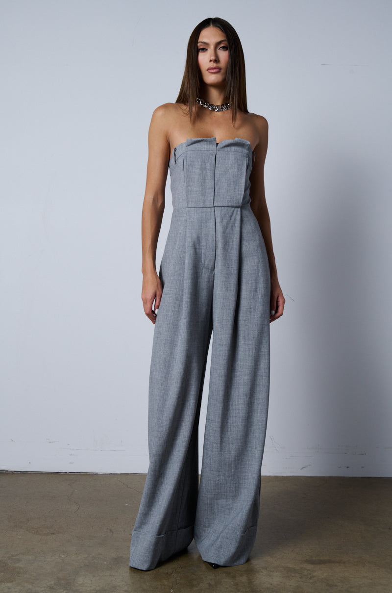 SHE MEANS BUSINESS WIDE LEG JUMPSUIT