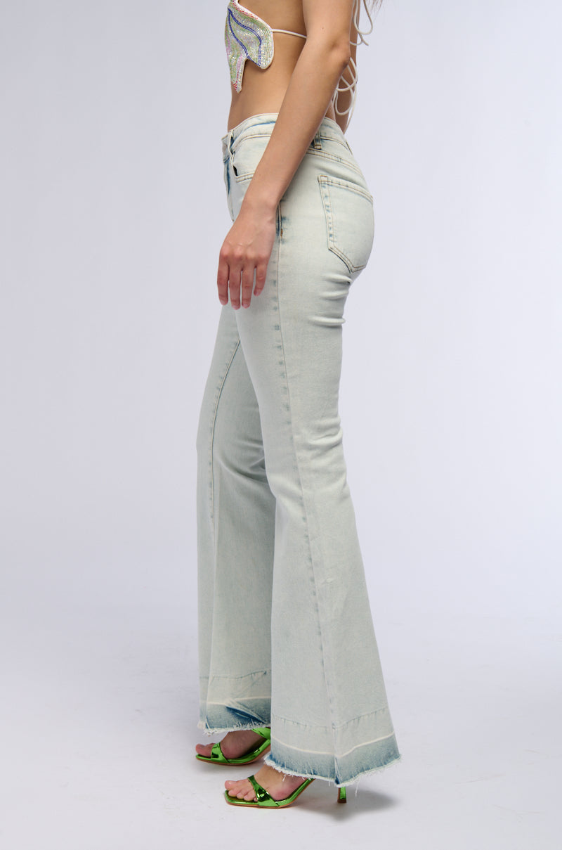 NIGHT SHIFT FLARE DENIM PANT