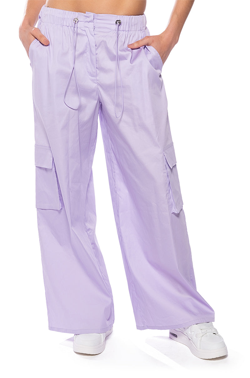 TWO STEP LIGHT WEIGHT WIDE LEG PANT