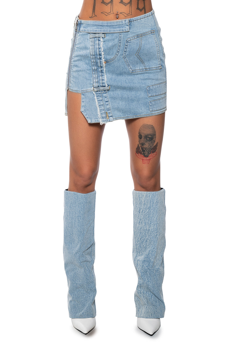 DENIM DAY MINI SKIRT