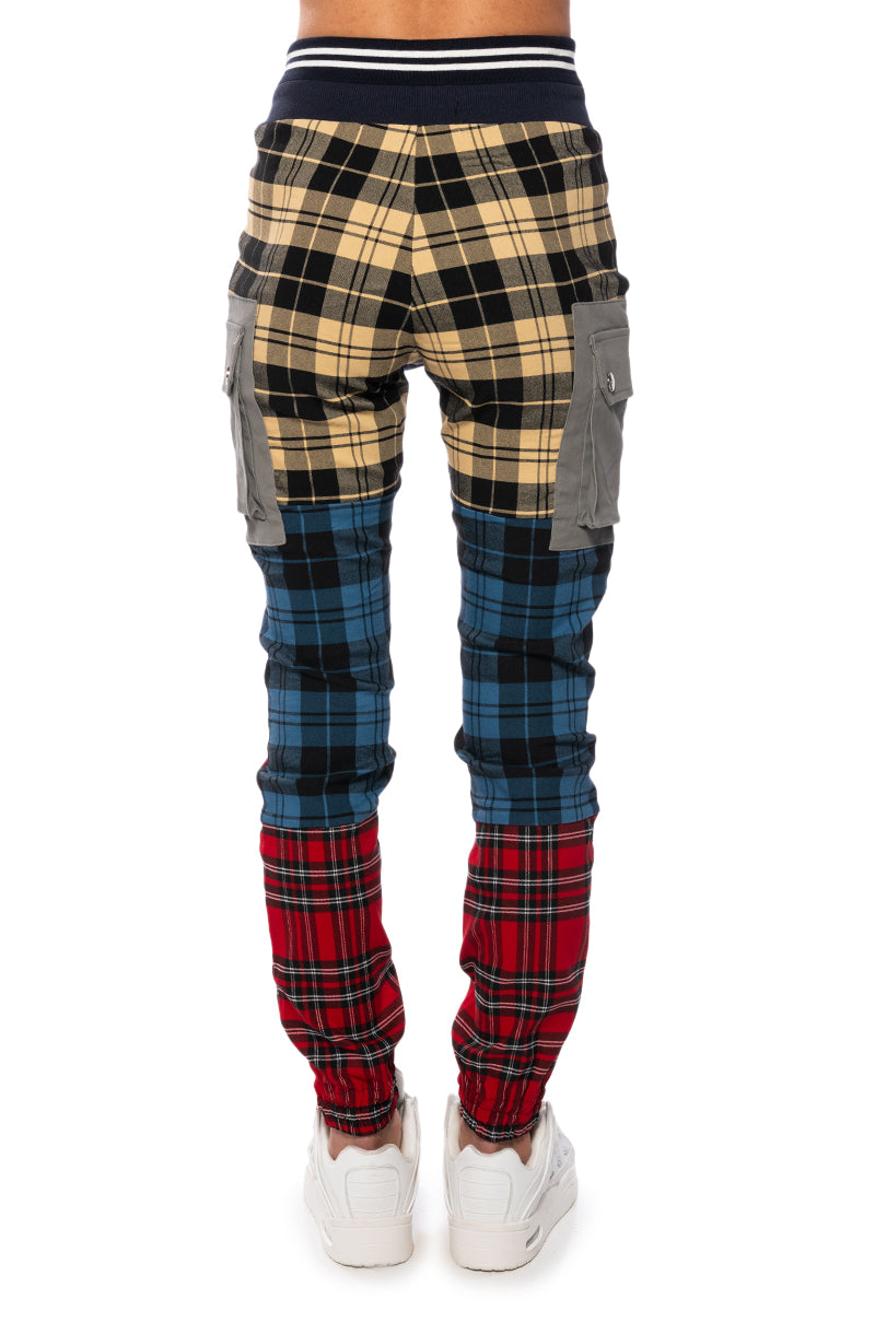 MIND YOUR BUSINESS MULTICOLOR PLAID PANT