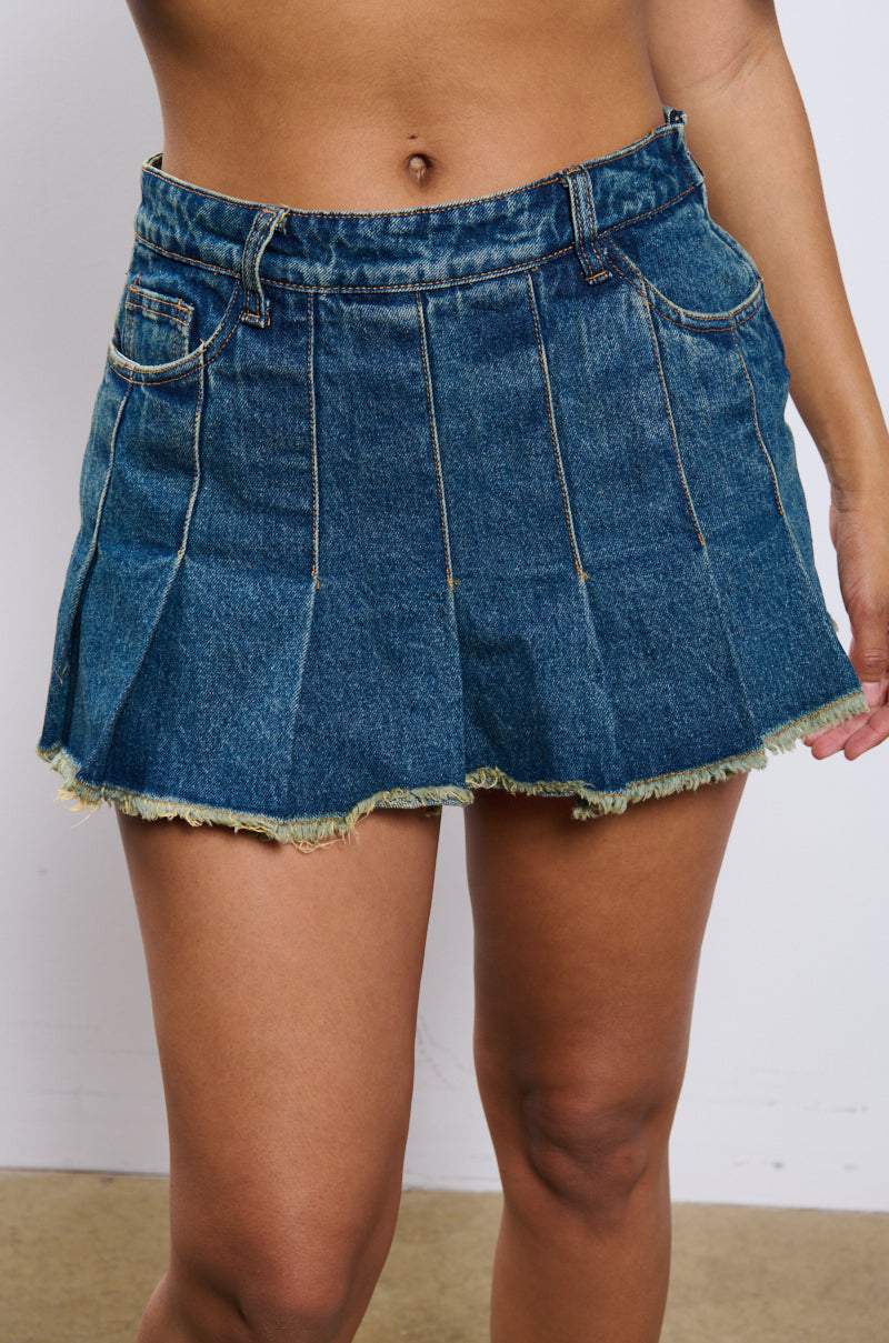 THATS LIFE DENIM SKORT