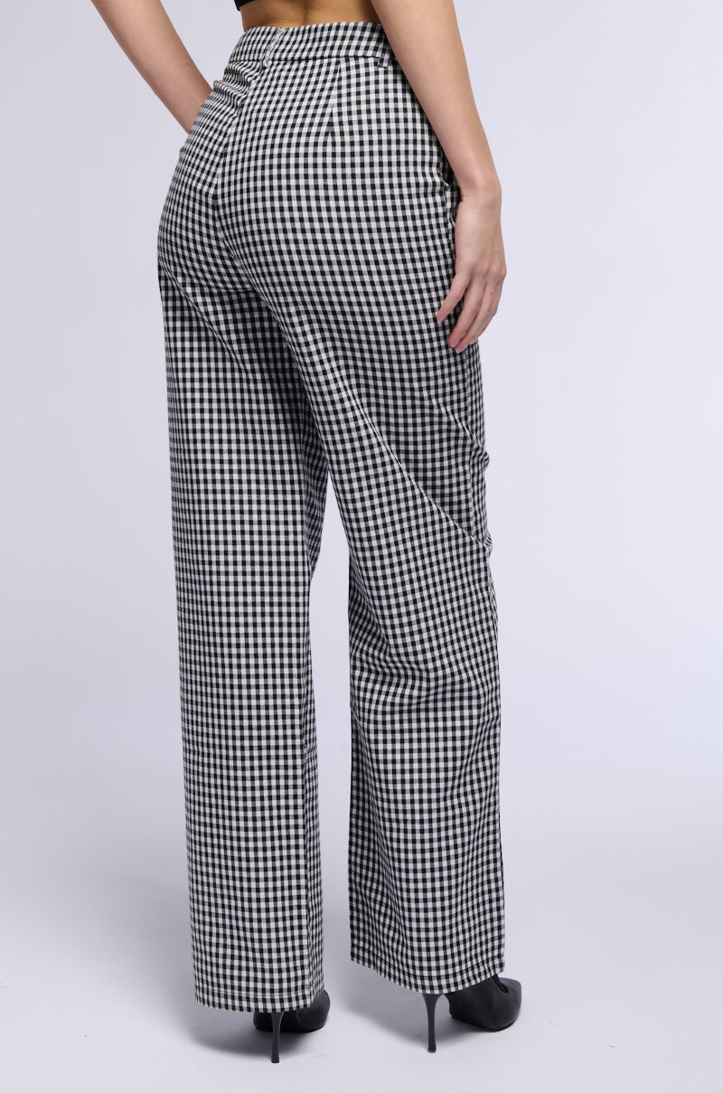 THE ONE GINGHAM TROUSER