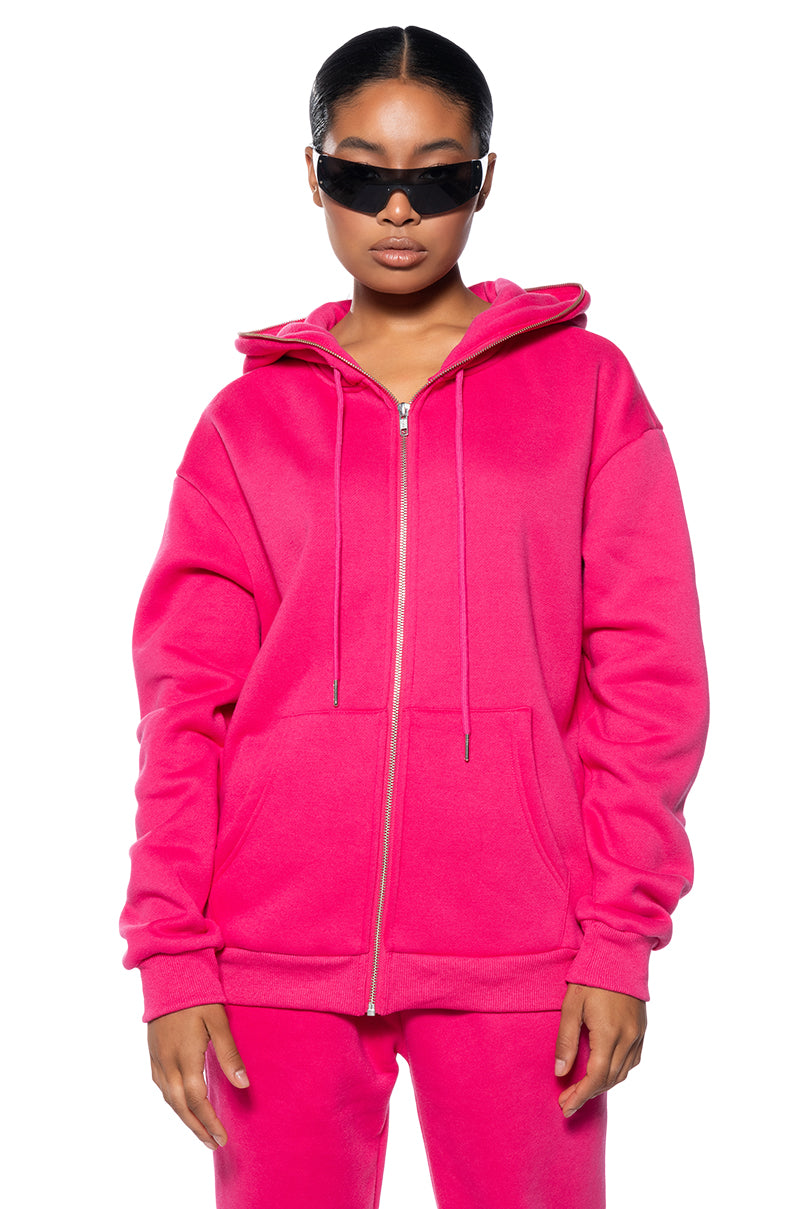 DEXTRA FRENCH TERRY HALF ZIP SWEATSHIRT