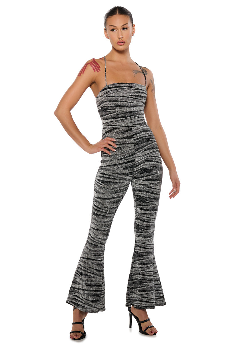 WILD CHILD FLARE JUMPSUIT