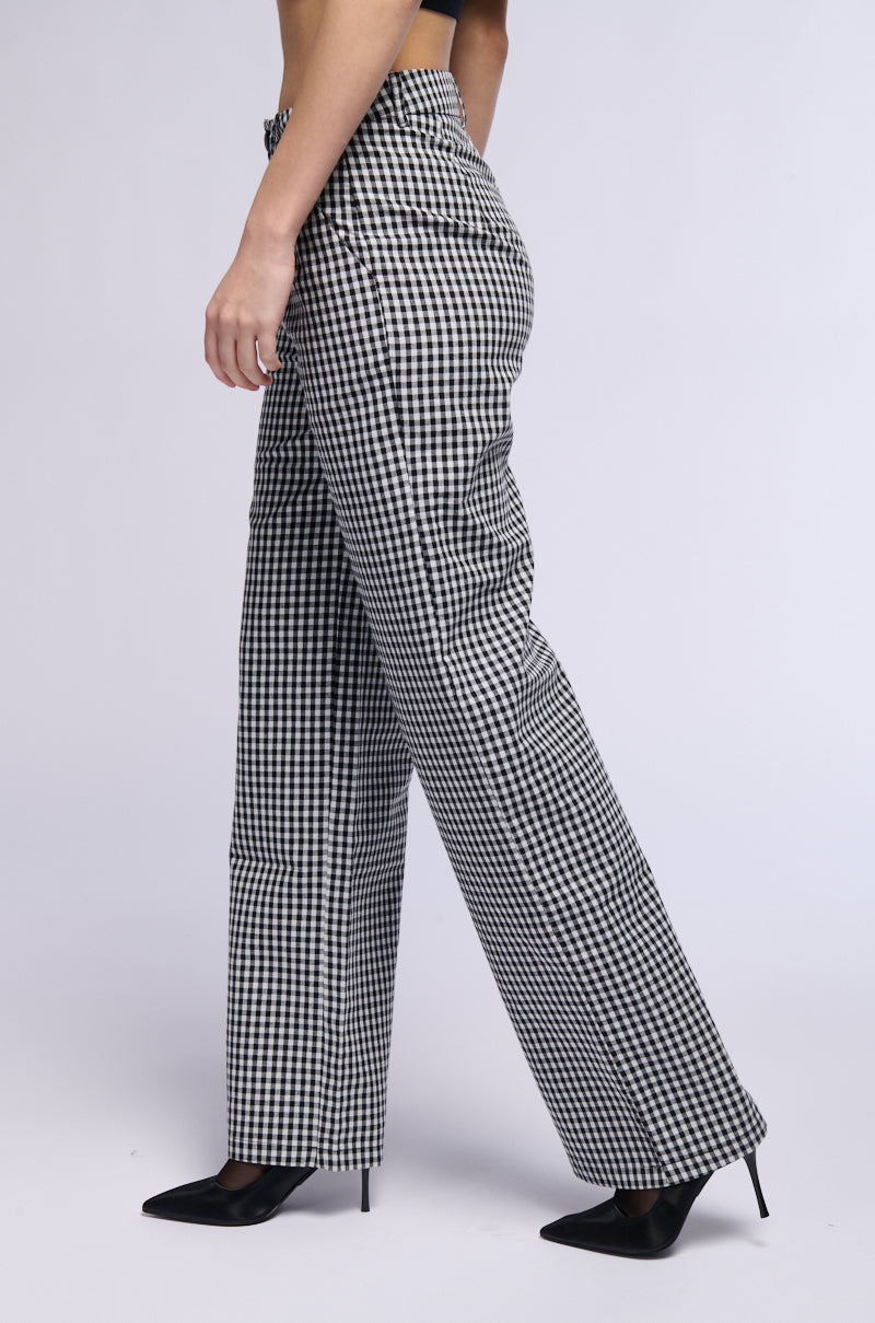 THE ONE GINGHAM TROUSER