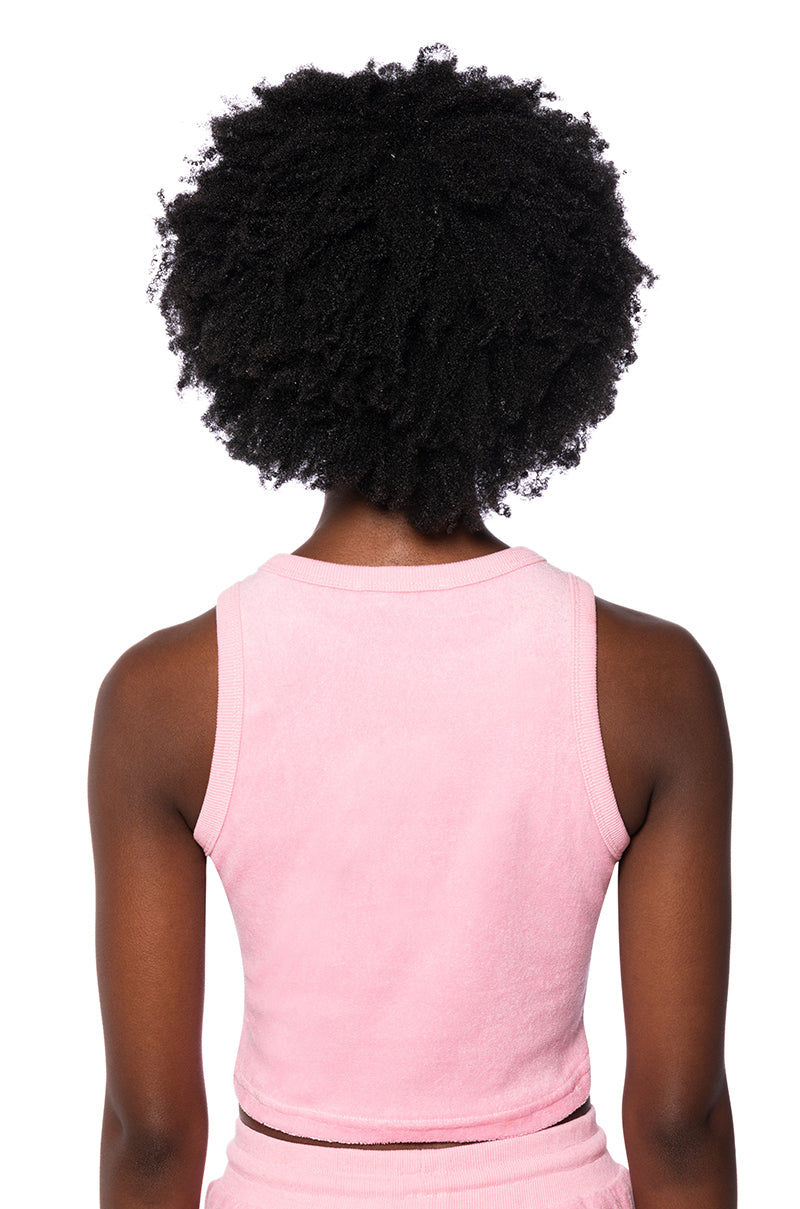 SOFT SPOT SCOOP NECK LOUNGE TOP