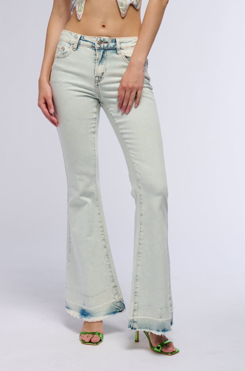 NIGHT SHIFT FLARE DENIM PANT