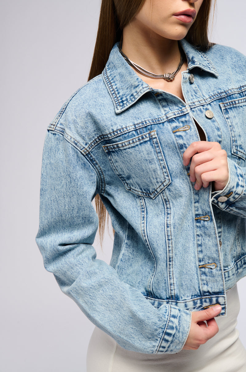 EASY DOES IT EVERYDAY DENIM JACKET