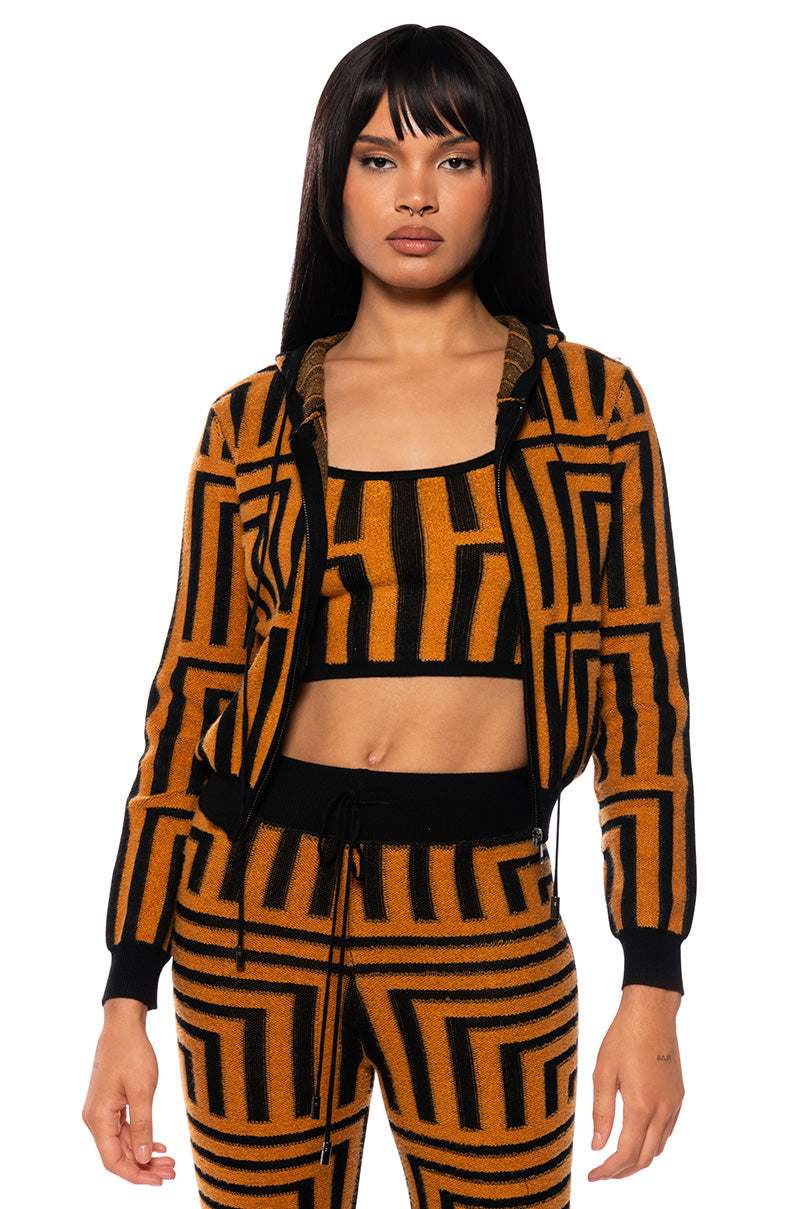 SAVANNAH MINI ORANGE CROP TOP