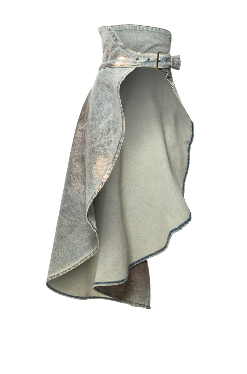 TALK TO ME NICE METALLIC SKIRT BELT