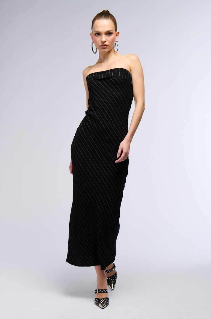 BEEN FINE TUBE OPEN BACK MAXI DRESS