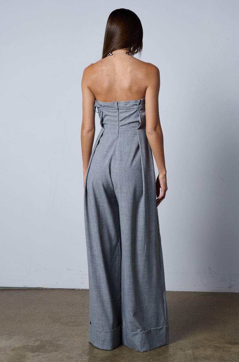 SHE MEANS BUSINESS WIDE LEG JUMPSUIT