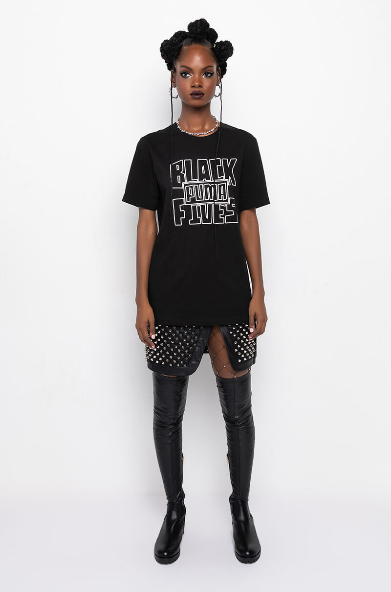 PUMA BLACK FIVES BARNSTORMING TEE