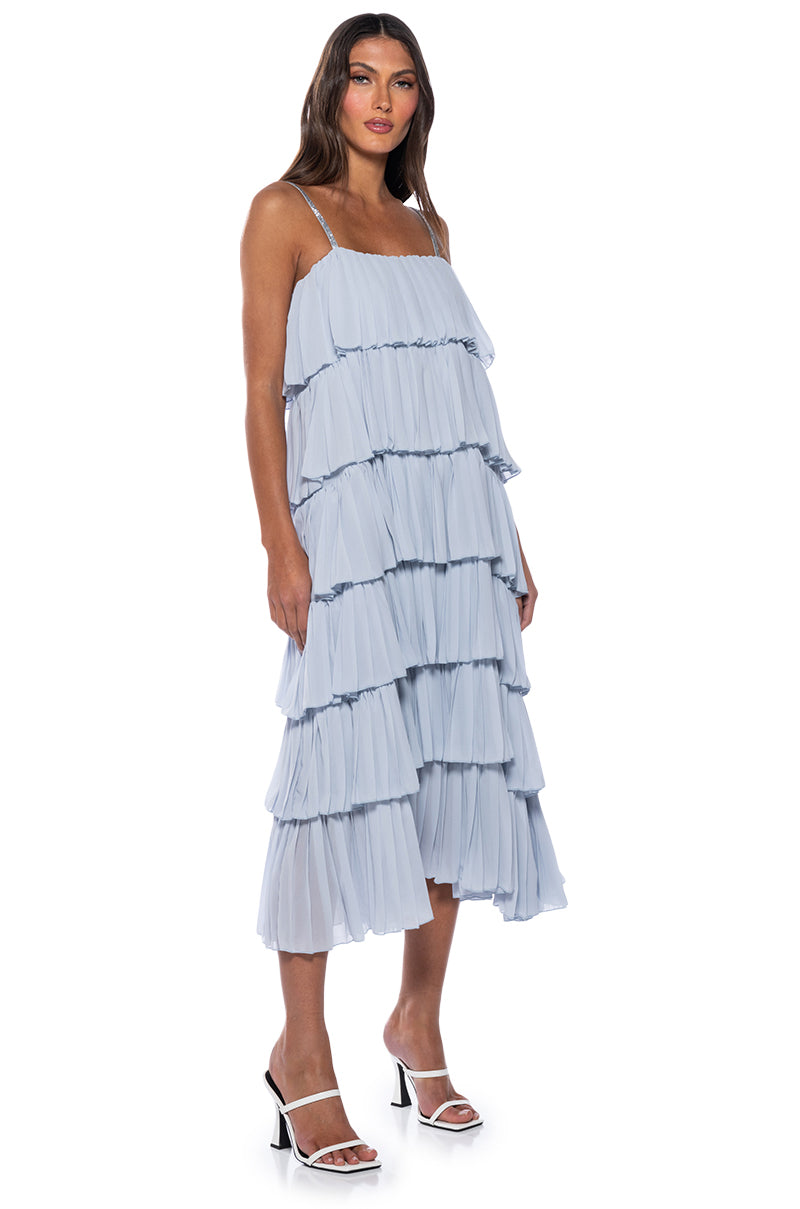 EVERY BIT OF PRETTY RUFFLE MAXI DRESS