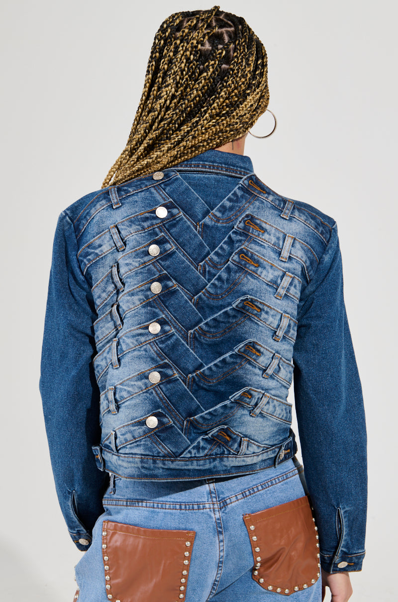 BOTTOMS UP DENIM JACKET