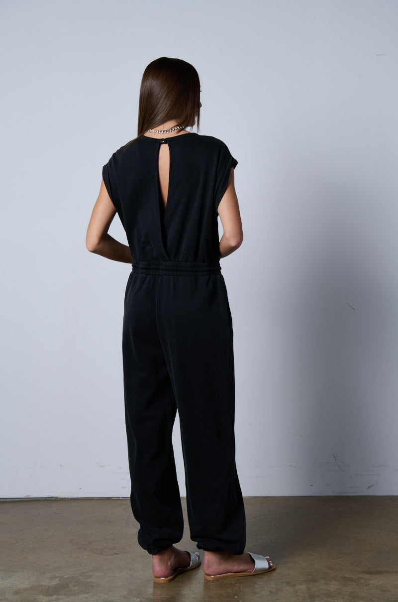 THAT GIRL FRENCH TERRY JUMPSUIT