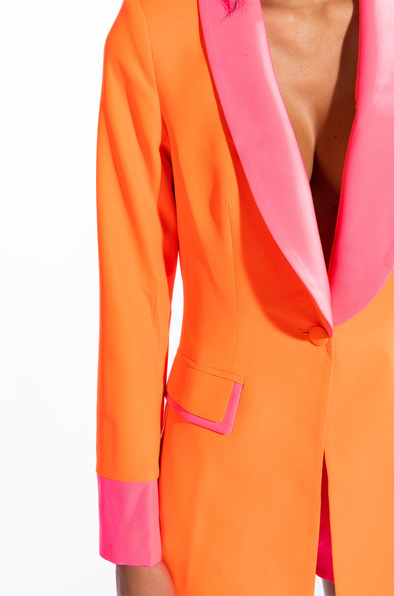 SUNSETS IN MIAMI NEON FITTED BLAZER