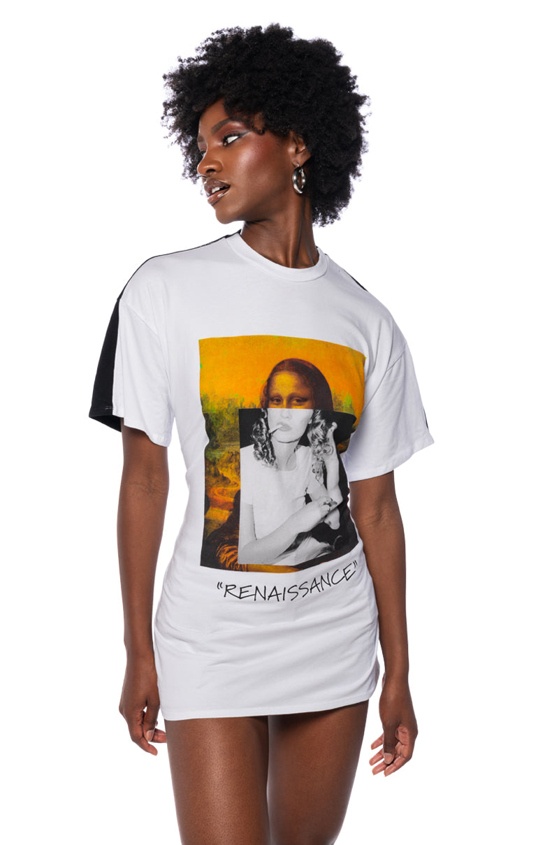 MONA TIE FRONT T SHIRT