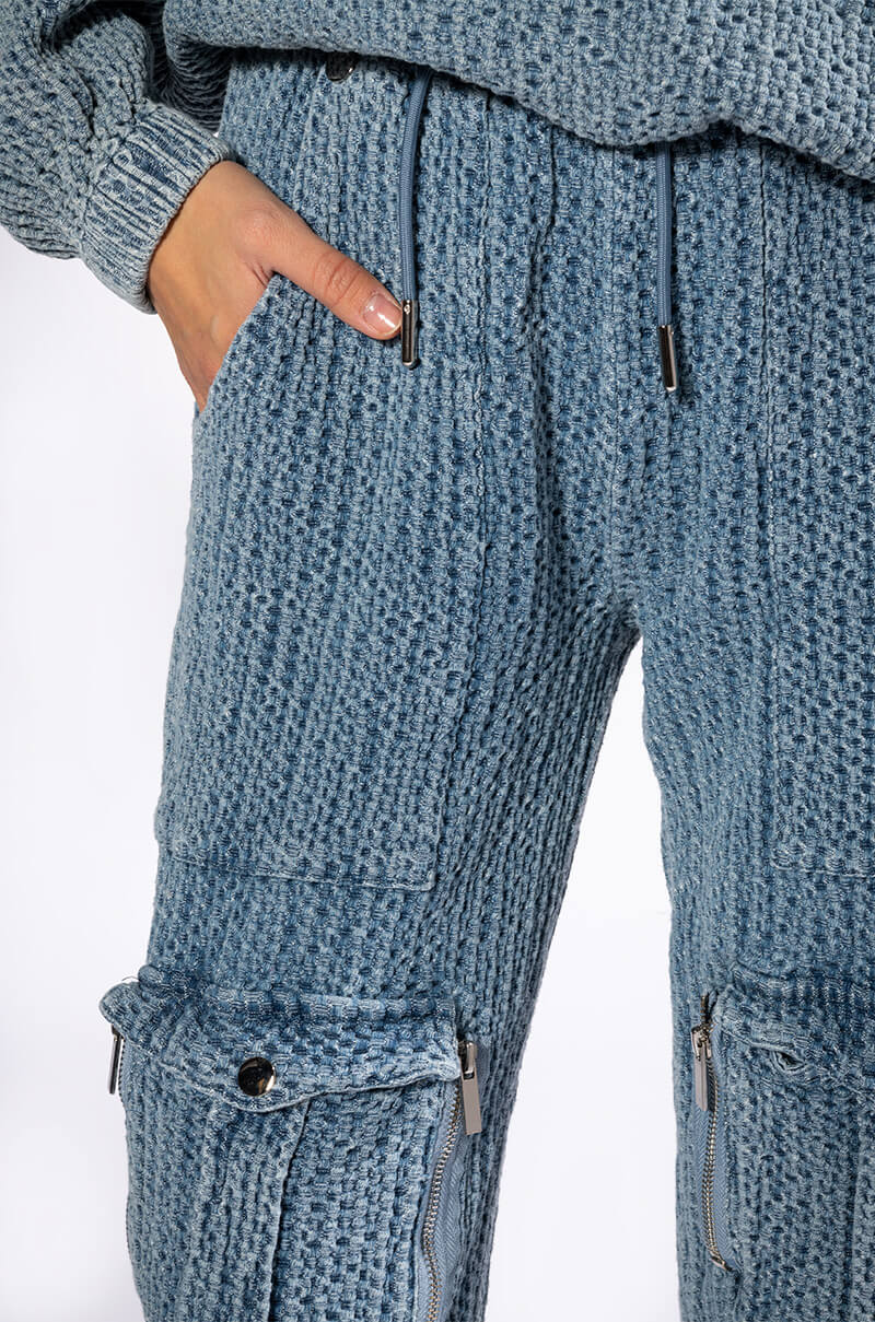 MONTE COZY KNIT POCKET DETAIL JOGGER