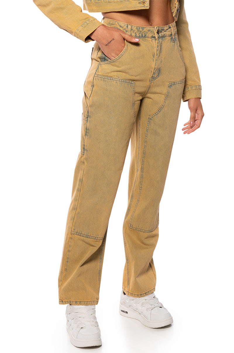 GOETHE MIXED WASH HIGH RISE DENIM