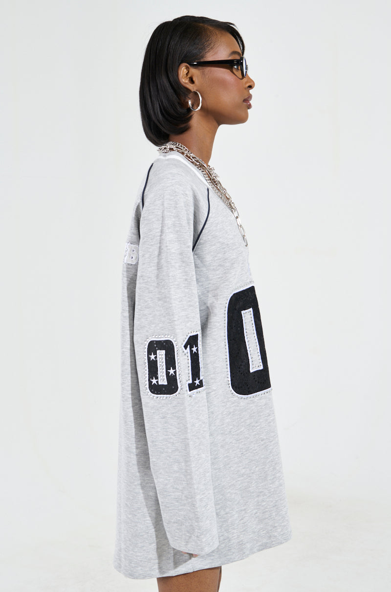 CATCH ME COURTSIDE SWEATSHIRT DRESS