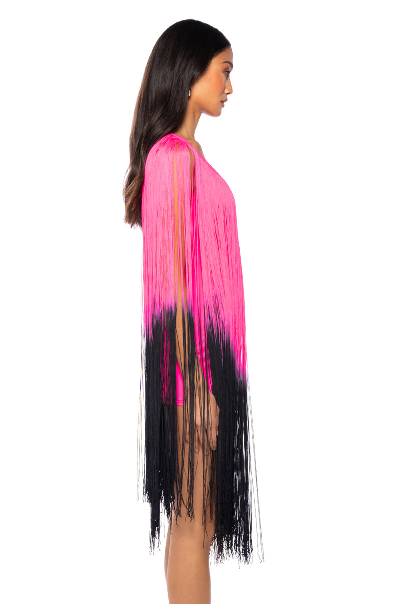 FLAPPER FRINGE MINI DRESS