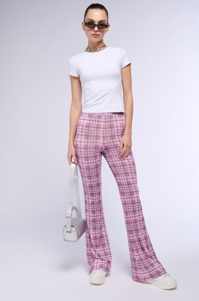 LOOKING FOR SOME FUN PLAID FLARE LEGGING