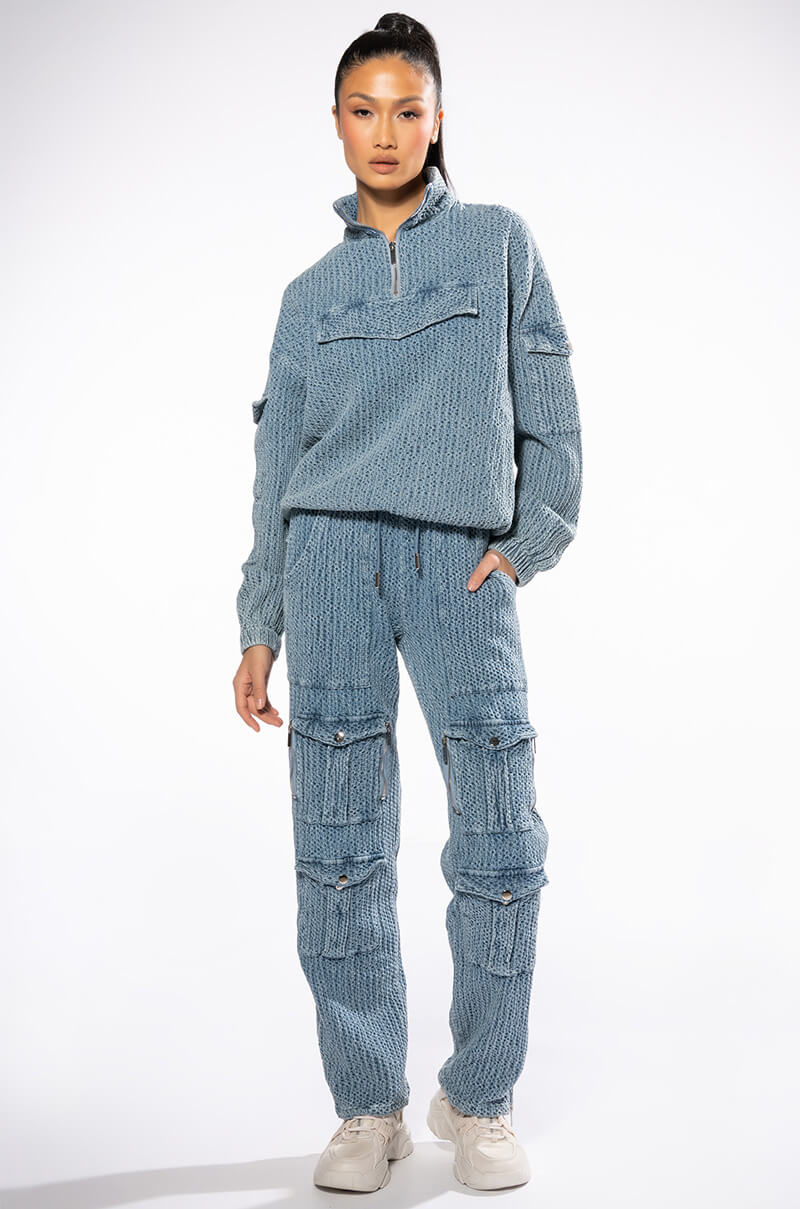 MONTE COZY KNIT POCKET DETAIL JOGGER