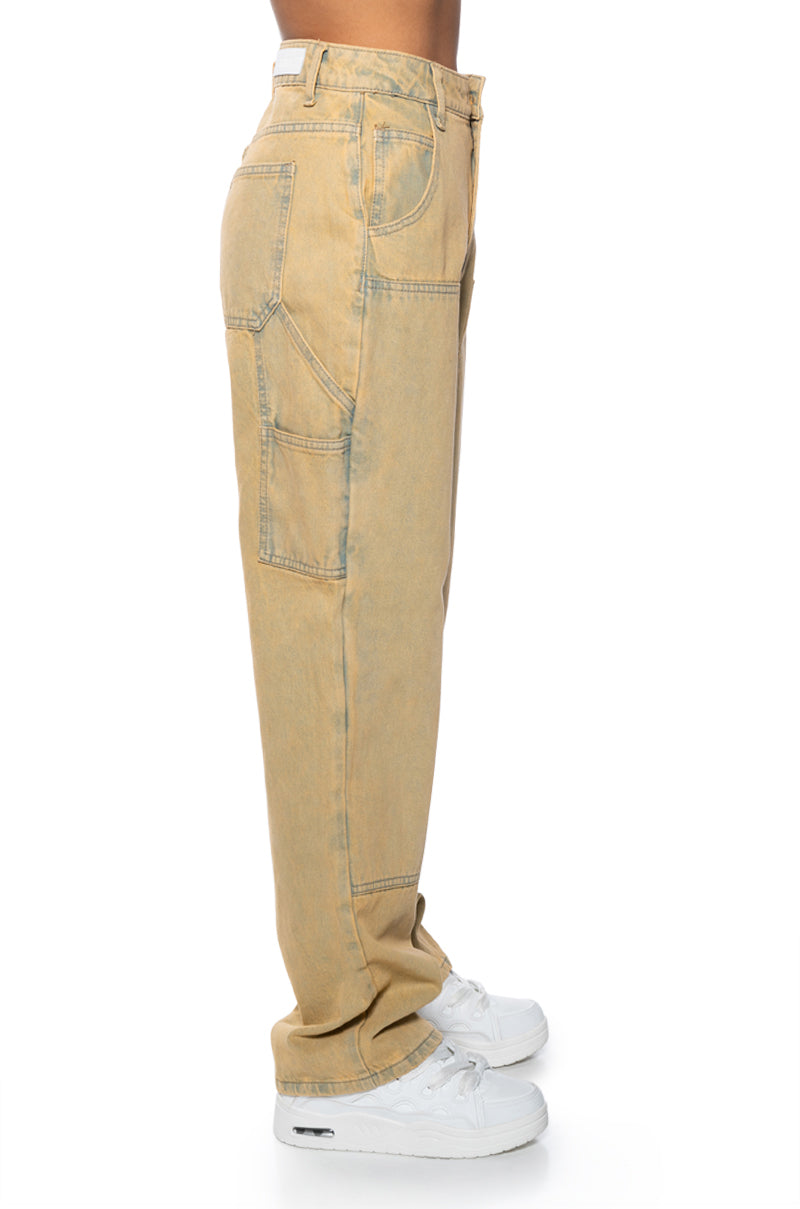 GOETHE MIXED WASH HIGH RISE DENIM