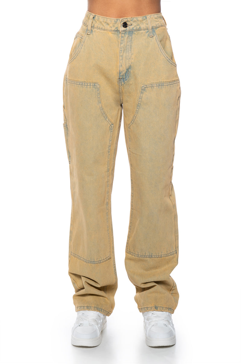 GOETHE MIXED WASH HIGH RISE DENIM