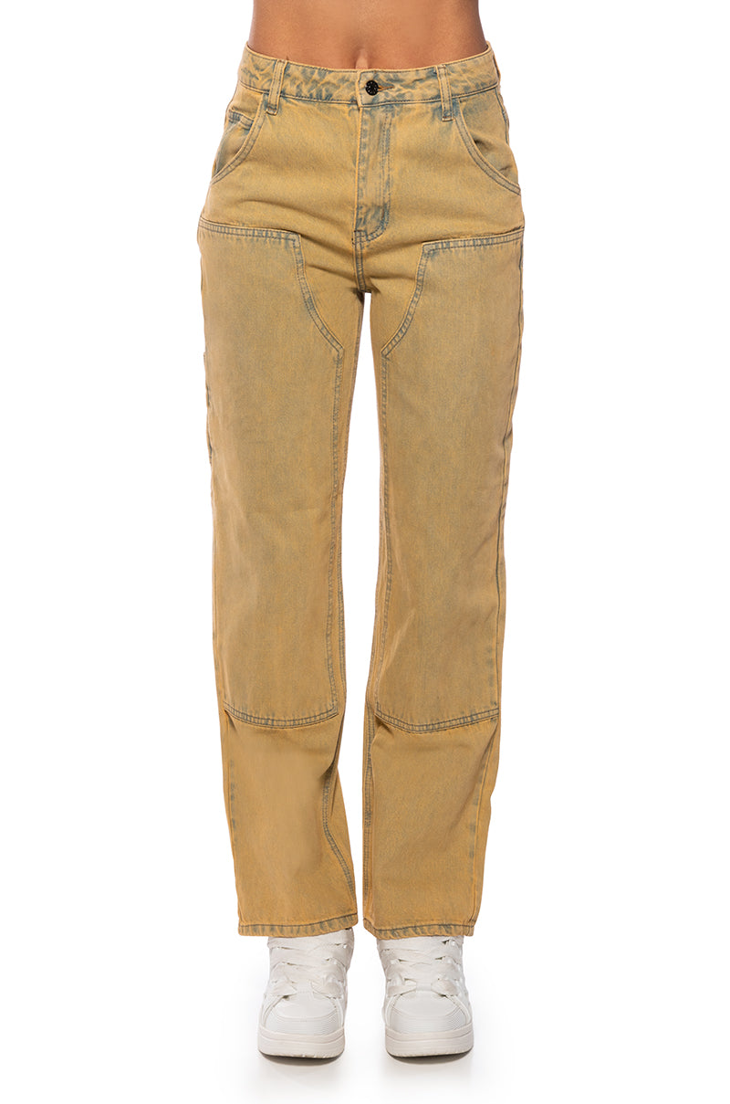 GOETHE MIXED WASH HIGH RISE DENIM