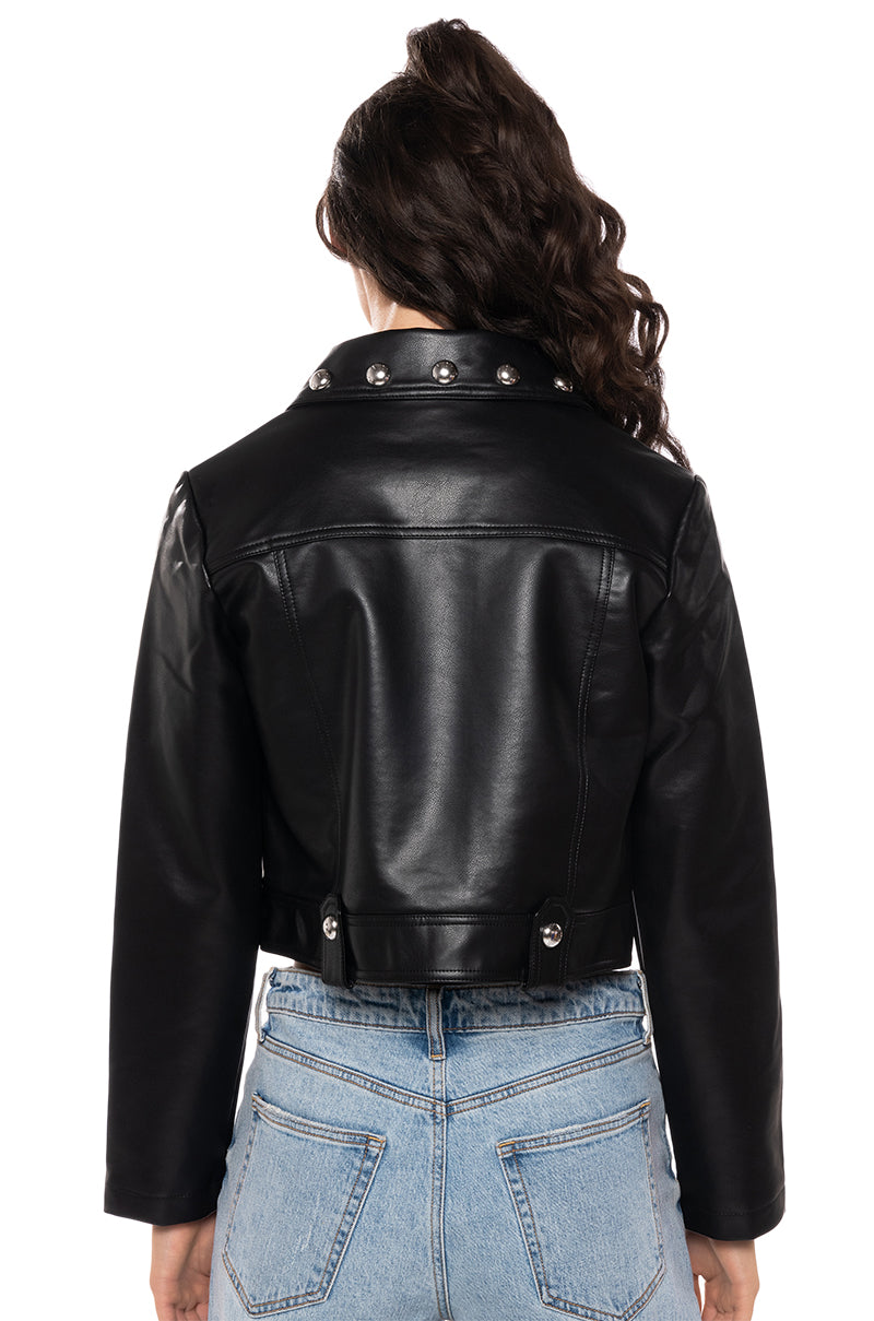 LA NITA RIVET MOTO JACKET