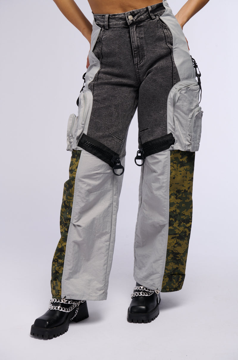 COMBAT COMBO DENIM TROUSER